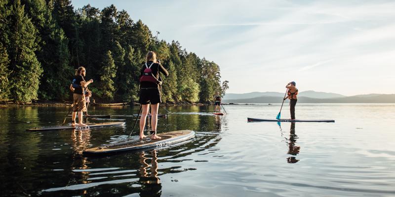 Paddle Canada SUP Skills, Kayak Pender Island, Southern Gulf Islands, BC, Canada
